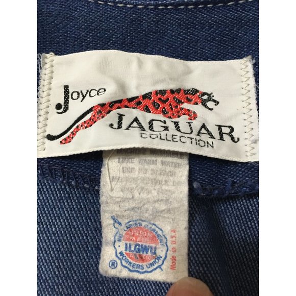 Joyce Jaguar Collection Vintage Medium Denim Union Tag Vest - Picture 3 of 3